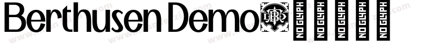 Berthusen Demo字体转换